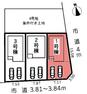 区画図 敷地面積:140.00平米　お車は2台駐車可能