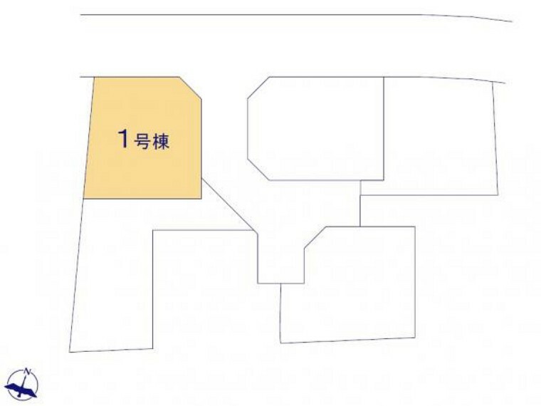 区画図 分譲地内につき環境・陽当たり良好