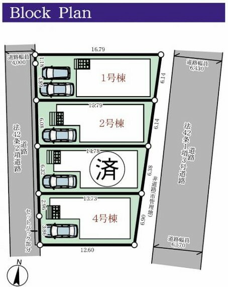 区画図 【間取り図・図面】区画図