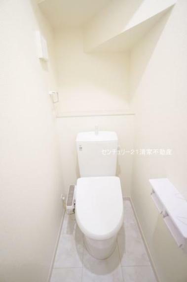 トイレ 5号棟:温水洗浄便座付きトイレ！（2024年04月撮影）