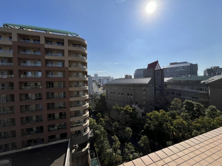 早稲田大学が望める開放感のある眺望！