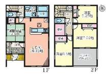 【2号棟間取り図】4LDK＋納戸　建物面積110.12平米（33.36坪）