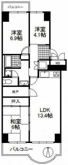 間取り図 【間取り図・図面】間取り図