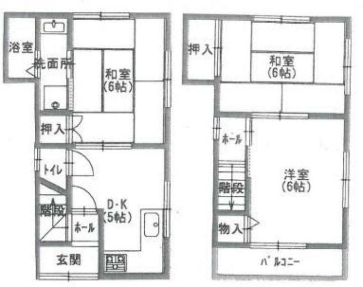 間取り図 間取り:3DK