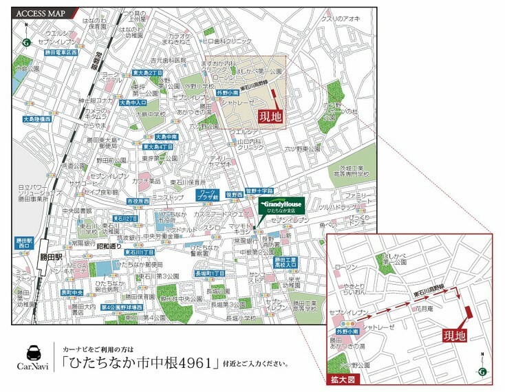 土地図面 区画整理事業による再開発で、新たな街の息吹を感じるエリア。 東石川高野線の開通でさらにアクセス良好に。