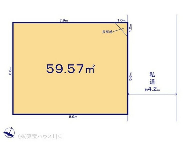 区画図 図面と異なる場合は現況を優先