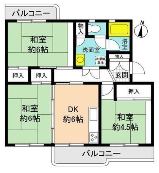 外観写真 3階部分で日当たり良好！（2024年01月撮影）