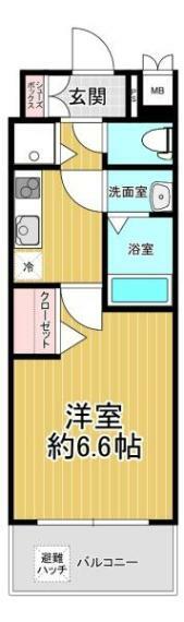 間取り図 間取り:1K