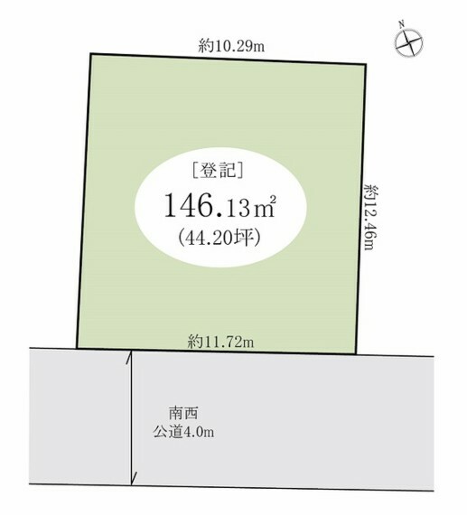 区画図 建築条件はありません