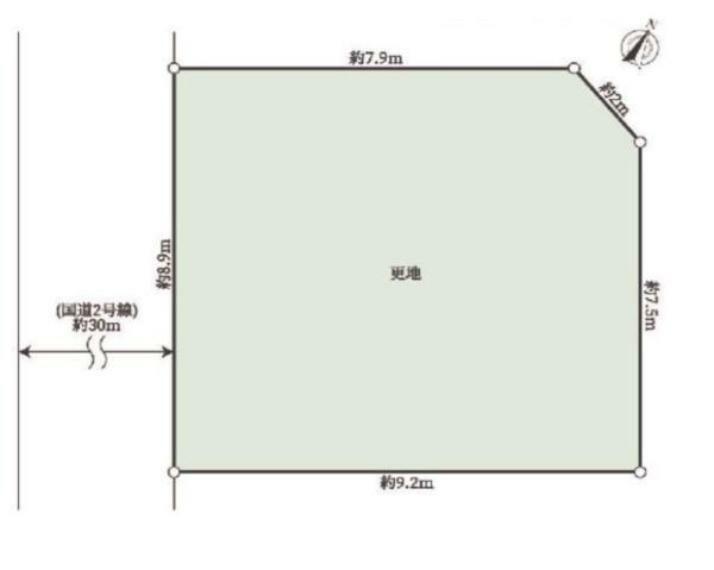 土地図面 更地です