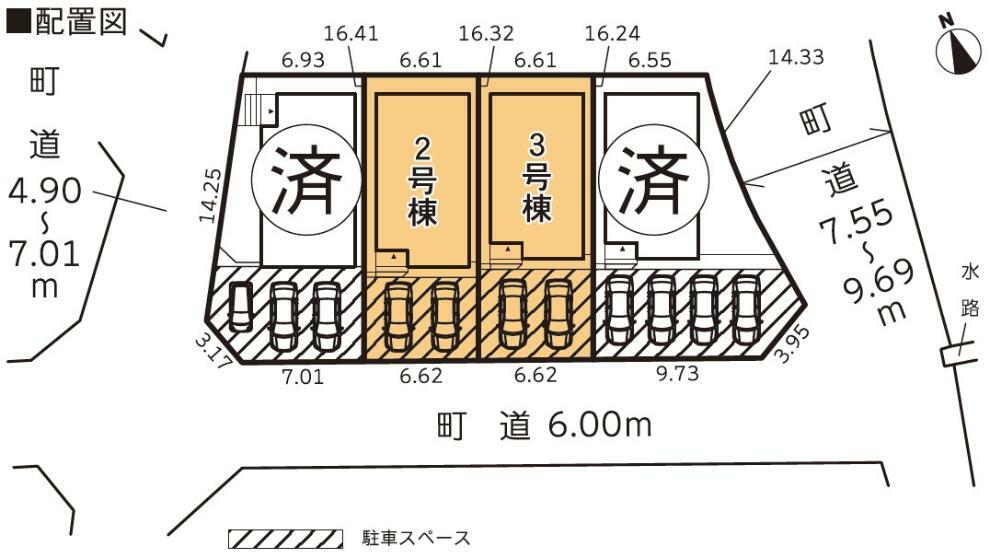 区画図 全体区画図　3号棟