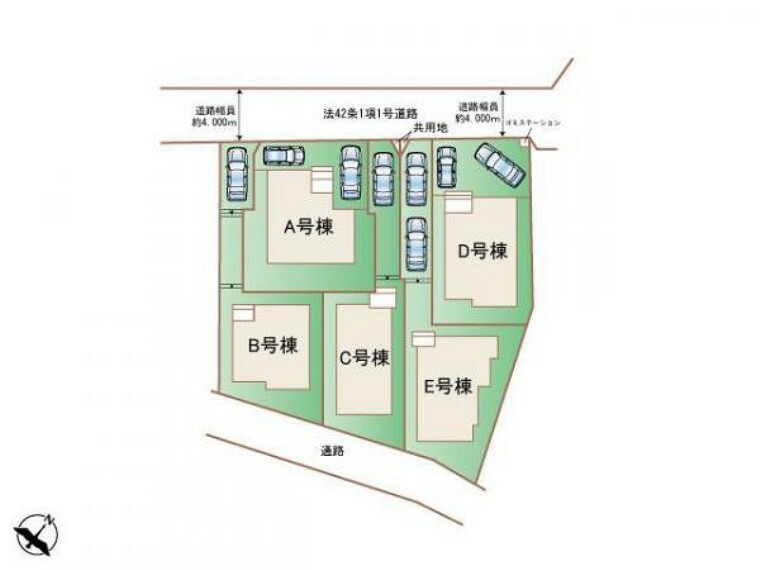 区画図 【間取り図・図面】区画図