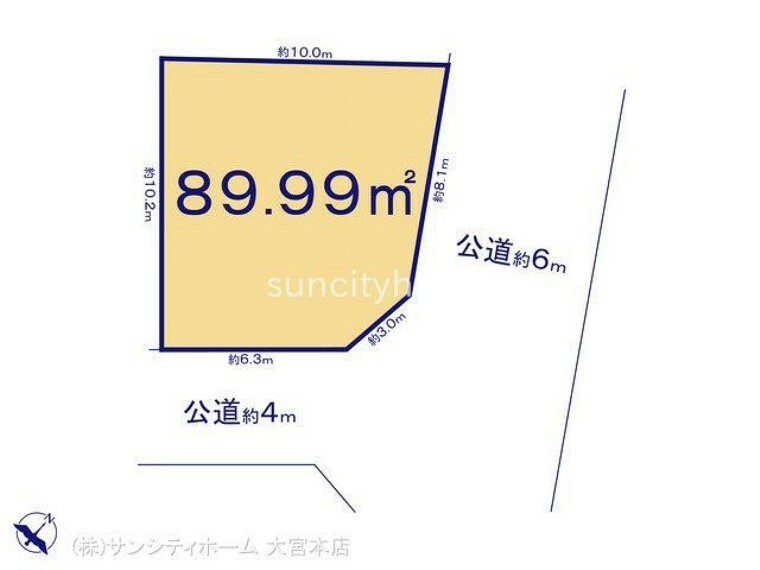 区画図 図面と異なる場合は現況を優先