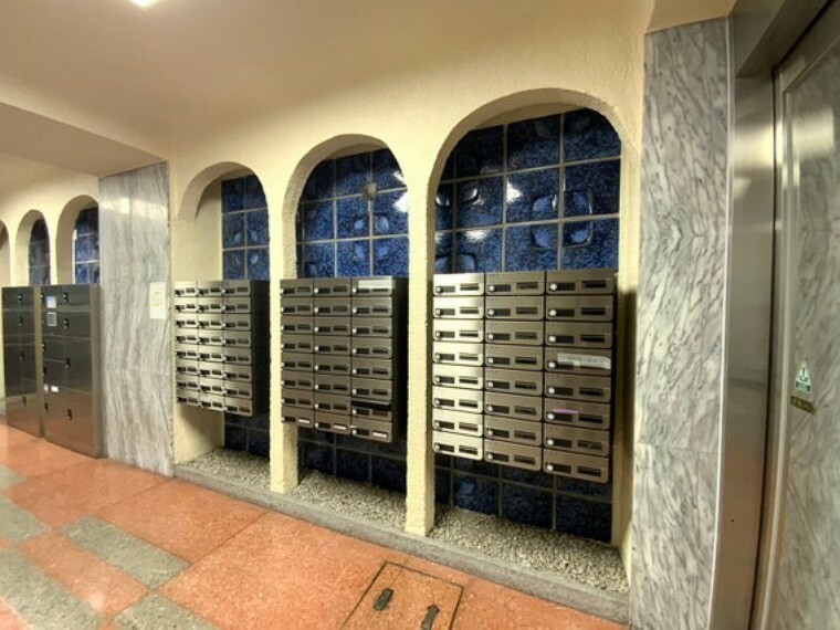 郵便物を受け取るための郵便受けも、きちんと管理されています。