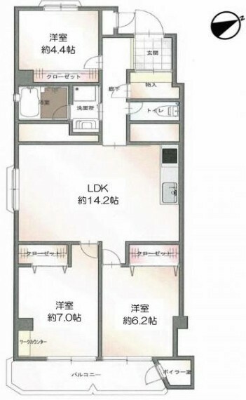 間取り図 【間取り図・図面】間取り図