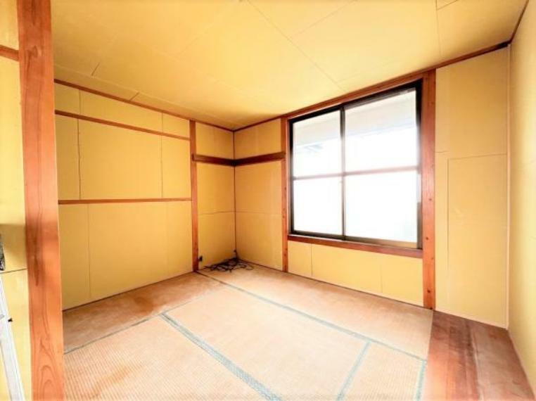 【リフォーム中3月29日撮影】2階7畳和室です。畳は表替えします。