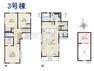 間取り図 3号棟　間取図　【練馬区谷原5丁目】