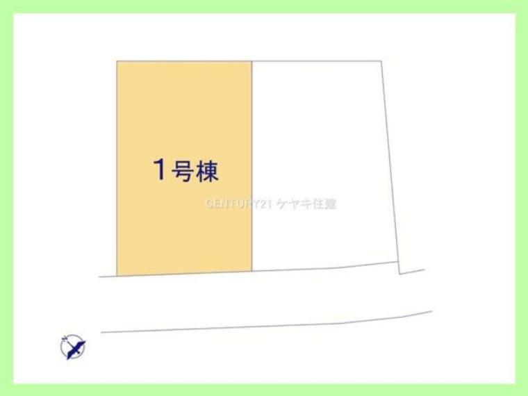 区画図 4LDK。土地150.44平米（45.5坪）建物98.95平米（29.93坪）。 家族が集い、寛ぐ暮らしの空間。将来に渡って住みやすく、プランニングを重ねて設計された間取り。