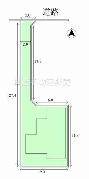 土地図面 ※図面と現況に相違ある場合には現況優先とします。