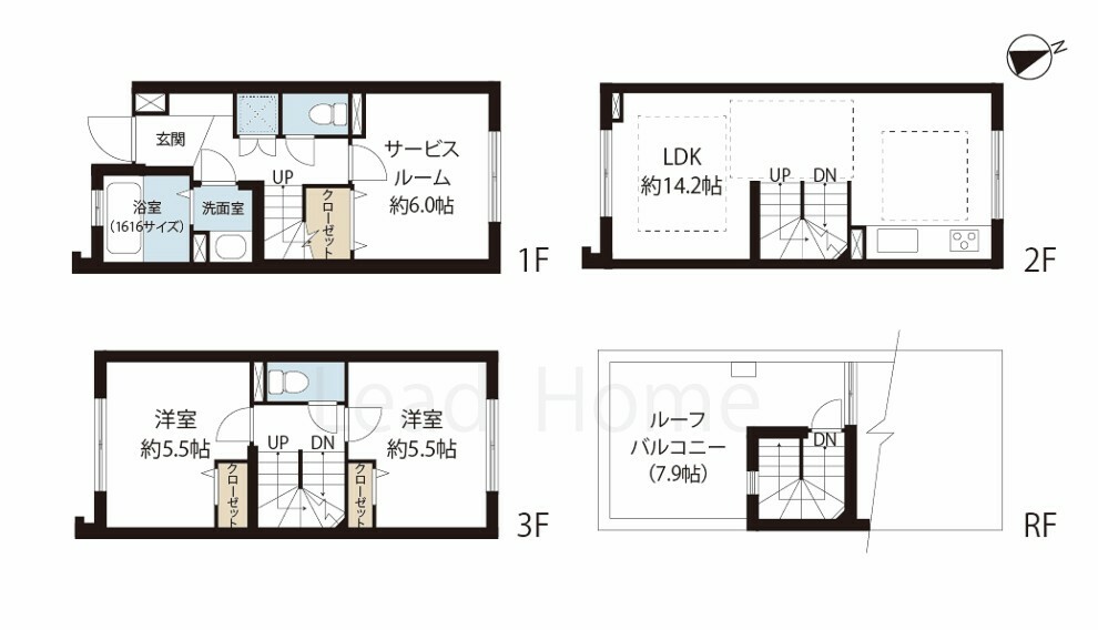 ステージ西五反田(2LDK) 1階の間取り