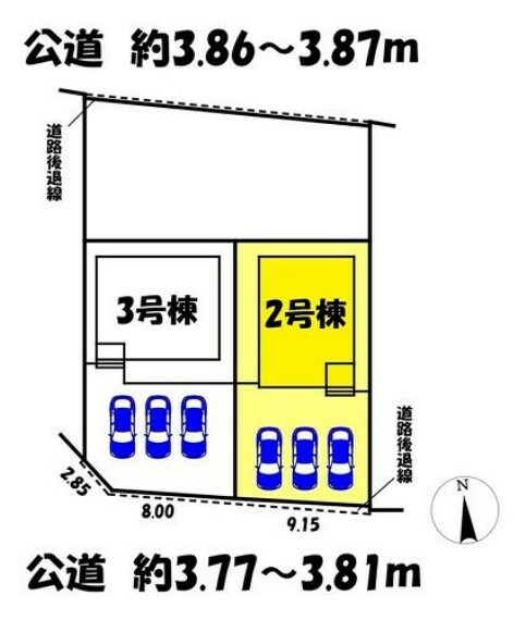 区画図 2号棟