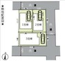 区画図 区画図　1号棟　整形地　駐車1台可能（車種による）