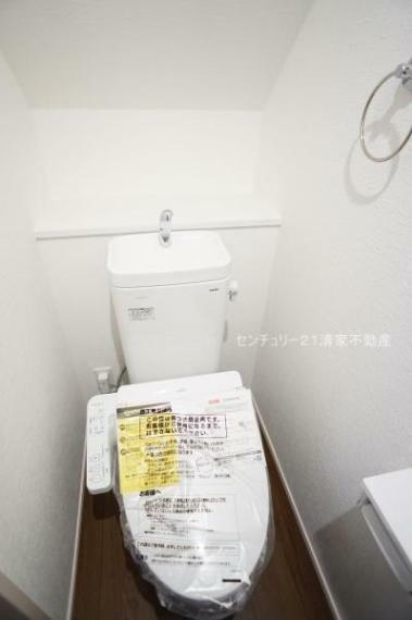1号棟:温水洗浄便座付きトイレ！（2024年06月撮影）