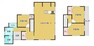 間取り図 【間取り図】リビングおよそ22帖の3LDKです。1階にはリビング4.5帖洋室、2階には6帖洋室が2部屋がございます。