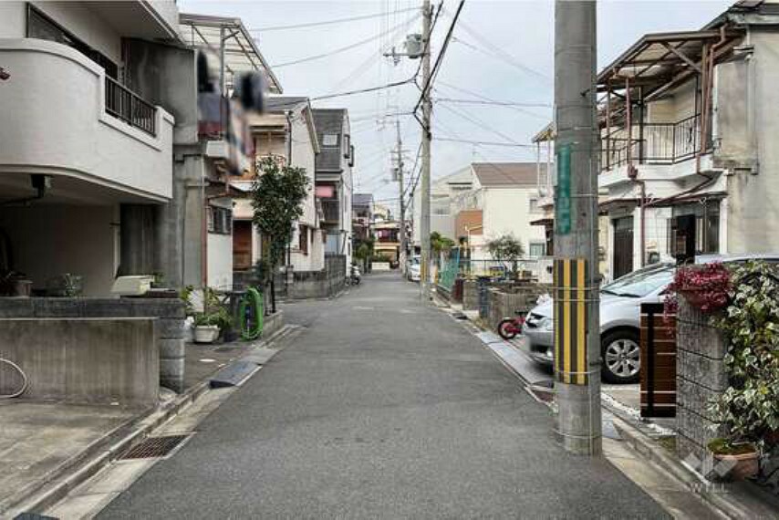 物件の前面道路［2023年11月16日撮影］