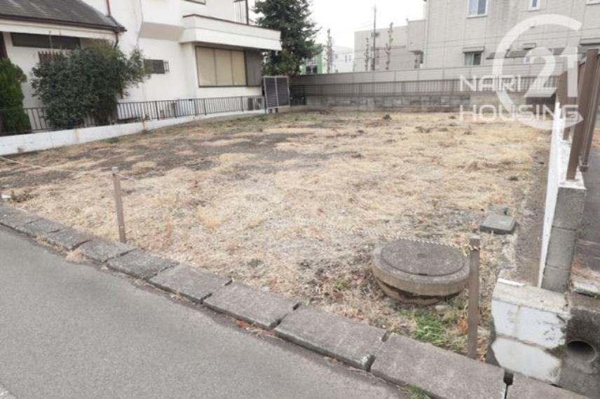 現況写真 建築条件なしの売地です