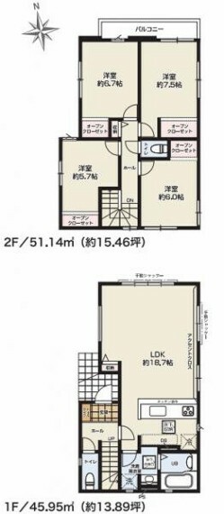 間取り図 【間取り図・図面】間取り図