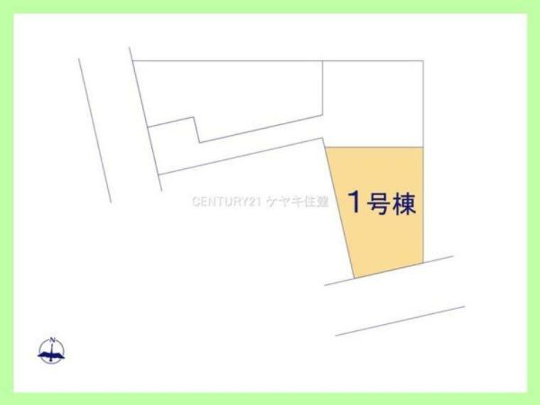 区画図 4LDK。土地139.24平米（42.12坪）建物107.66平米（32.56坪）。 家族が集い、寛ぐ暮らしの空間。将来に渡って住みやすく、プランニングを重ねて設計された間取り。