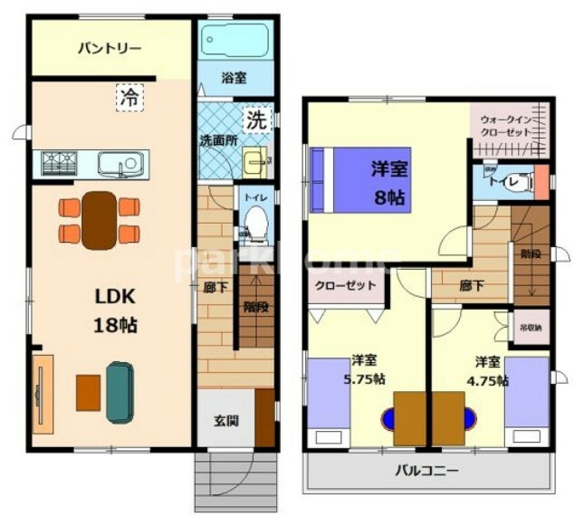 間取り図 2号棟