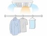 【浴室換気乾燥暖房機】 ■換気・乾燥・暖房・涼風機能でバスルームを最適な環境に調整。乾燥は衣類乾燥にもご活用いただけます。暖房は、冬場のヒートショック対策に効果的です。