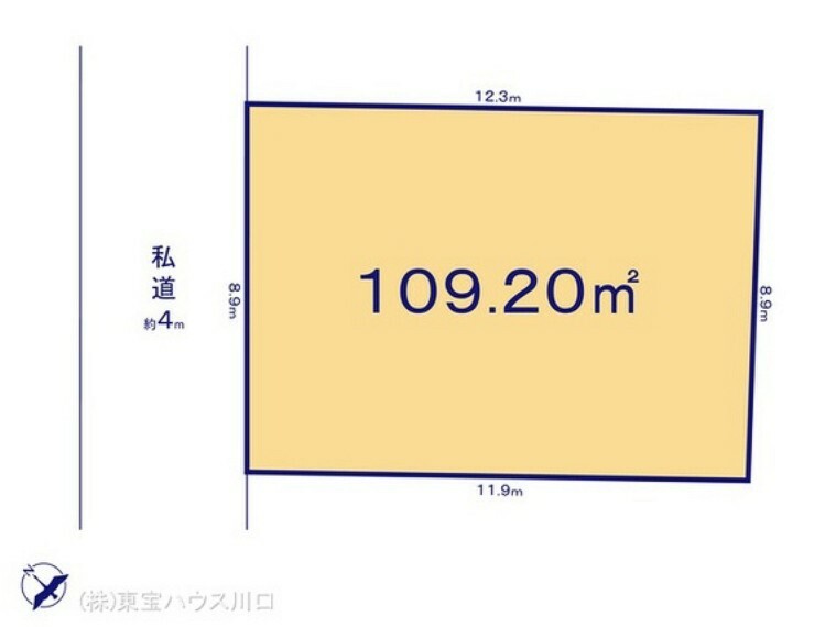 区画図 図面と異なる場合は現況を優先