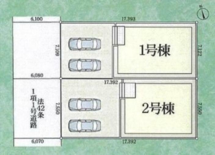 区画図 【1号棟】