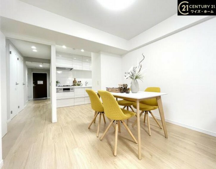 居間・リビング 自由度の高い家具の配置が叶うシンプルな空間