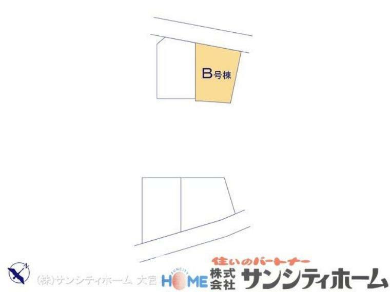 区画図 図面と異なる場合は現況を優先