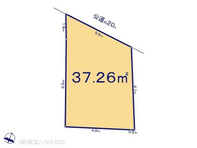 区画図 図面と異なる場合は現況を優先