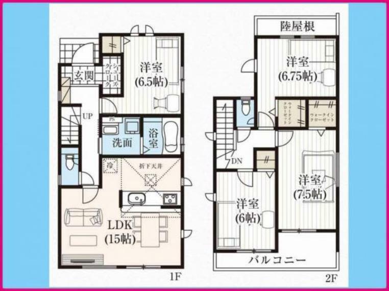 間取り図 2号棟　間取図