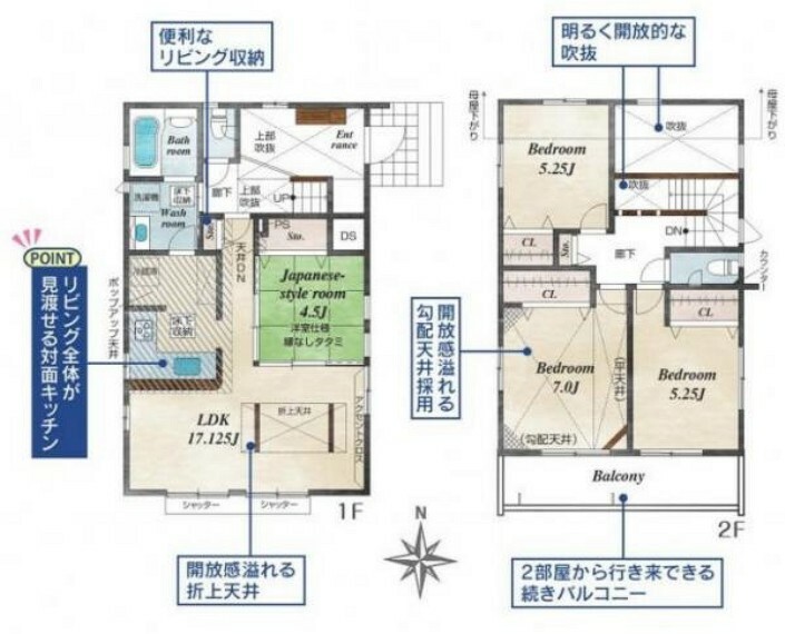 間取り図 7号棟間取り図