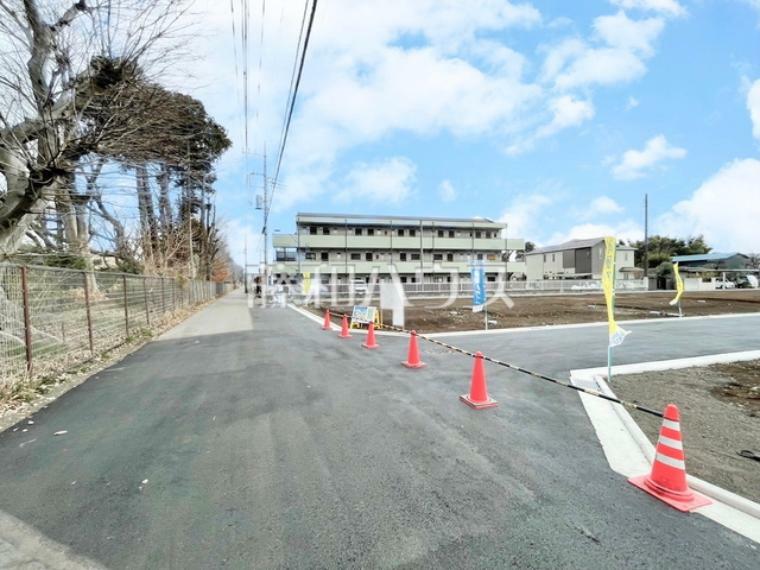 現況写真 接道状況および現場風景　【立川市上砂町4丁目】