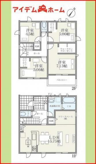 間取り図 2号棟　間取り図　