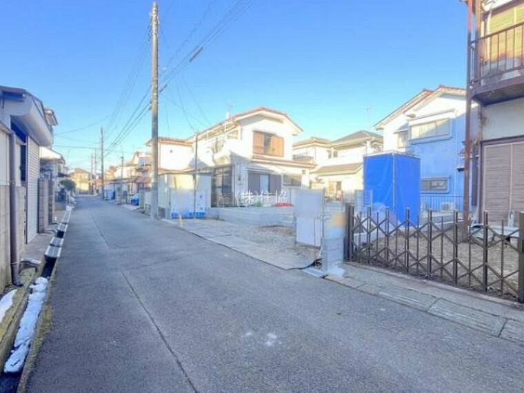 現況写真 前面道路含む販売現地