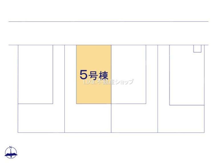 区画図 駐車スペース2台可能です。 図面と現況が異なる場合は現況優先とします。