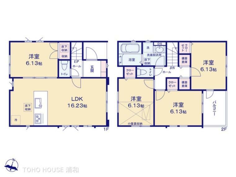 間取り図 3号棟　図面と異なる場合は現況を優先