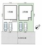 区画図 【区画図】2号棟　カースペース2台あり ～お車での来客にも対応できますね