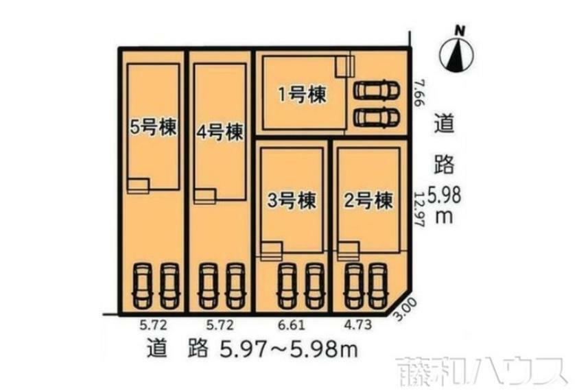 区画図 全体区画図　【名古屋市西区大野木1丁目】