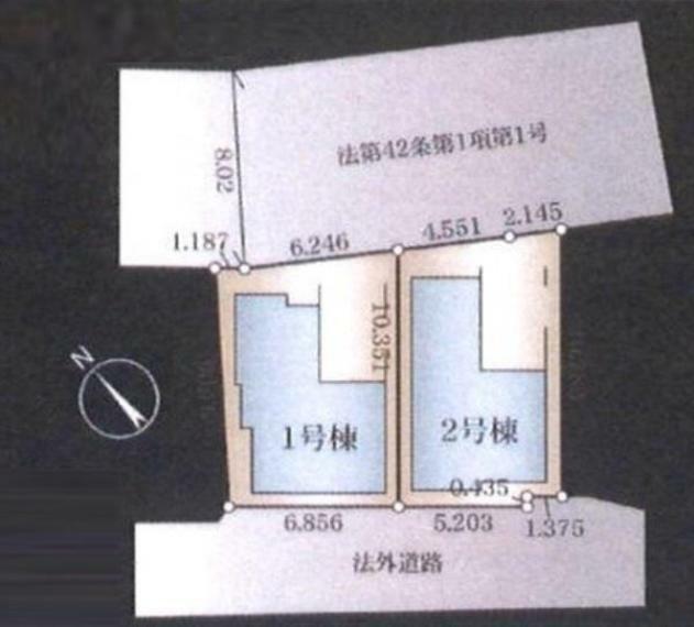 区画図 2号棟