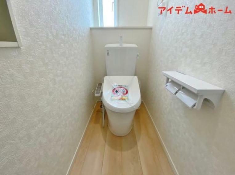 衛生的な温水洗浄機能付きトイレが<BR/>1階と2階にありスムーズで快適な日々を送れます。